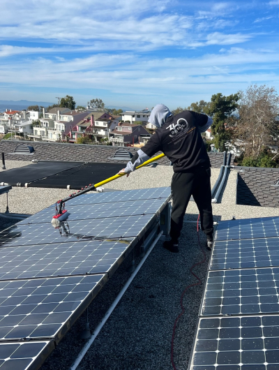 Commercial Solar Panel Cleaning Service Image